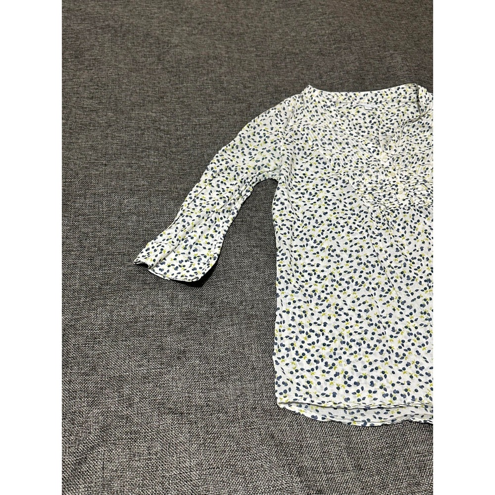 Gap Women's S Pull Over Split V Neck Blouse - Picture 5 of 11